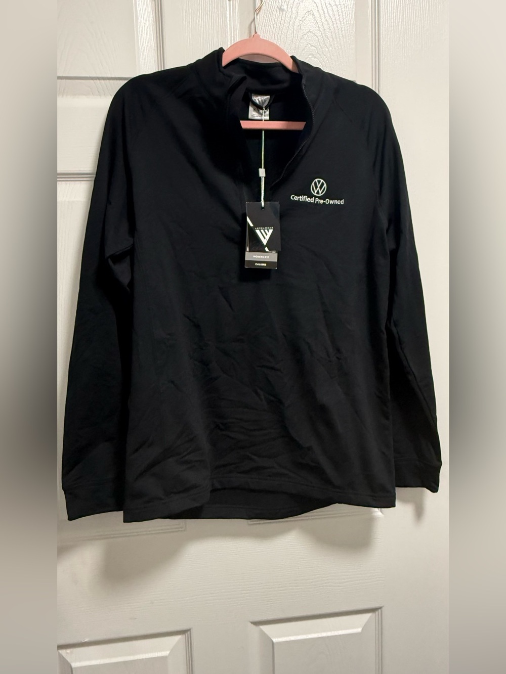 Volkswagen Levelwear Calibre Modern Fit Quarter Zip Pullover Size Medium M New